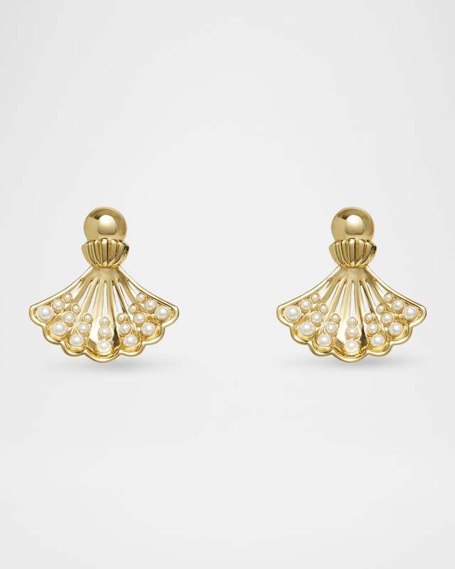 Fan Shell Earrings